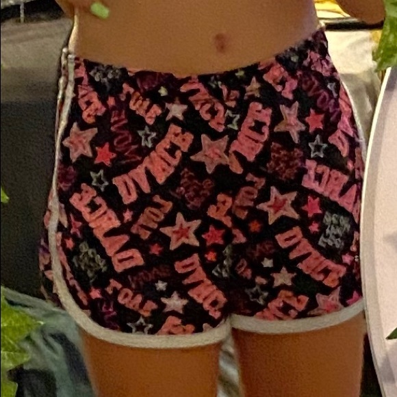 Justice Pink and Black Dance Shorts size 14 Kids - Picture 4 of 7
